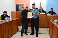 Comandante do Posto Rodoviário de Iguaba Grande é homenageado na Câmara de Vereadores